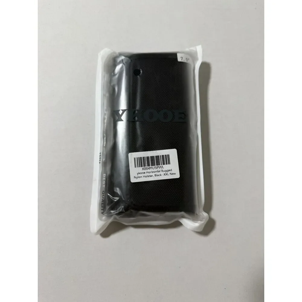 ykooe XXL Rugged Nylon Cell Phone Belt Holster - Black